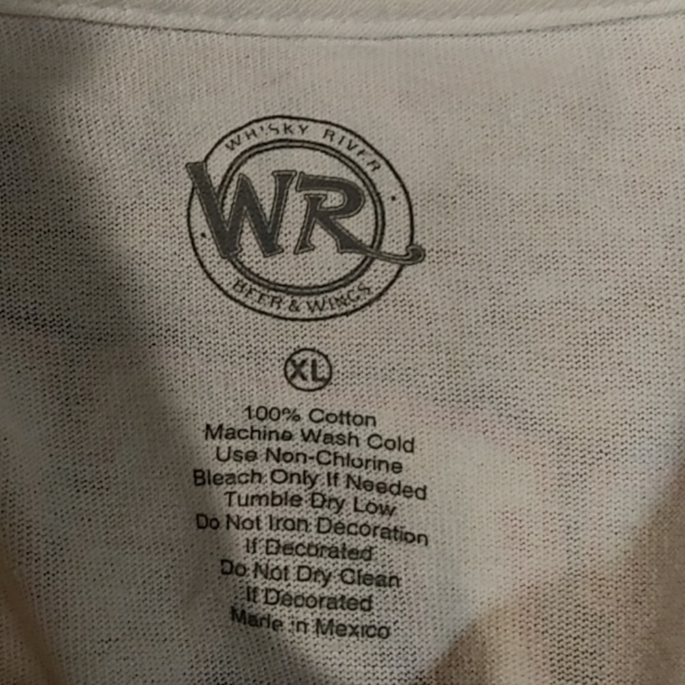 Whiskey River Outlaw graphic t-shirt mens Sz Lg - Picture 5 of 6